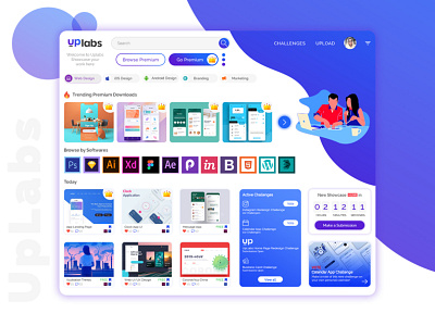 UpLabs Homepage Redesign Challenge