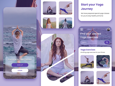 Yoga App UI Concept