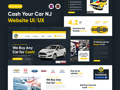 Cash your Car Website UI/UX