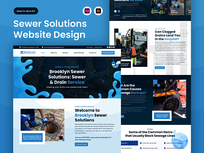 Sewer Solutions Website Design