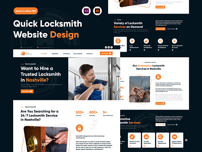 Quick Locksmith Website Design