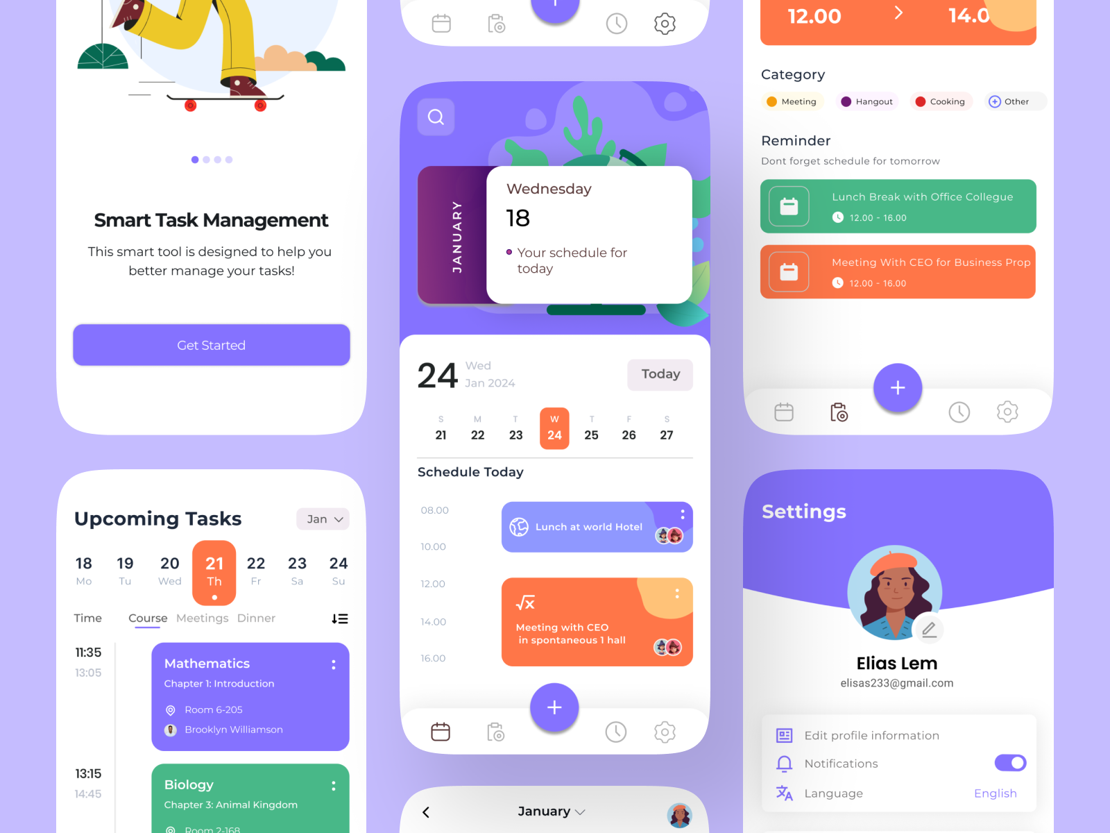 Calendar App Challenge by Attiqa Naz™ on Dribbble Calendar App Challenge by Attiqa Naz™ on Dribbble