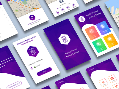 Mobile Number Locator & Tracker androidapp androidappdesign app appdesign ui uidesign user interface ux uxdesign