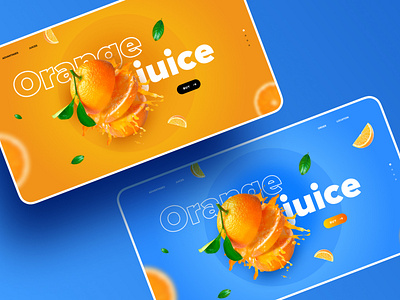 Orange juice concept