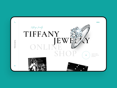 Jewelry tiffany page concept