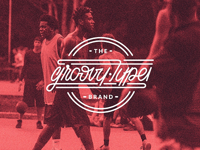 The Groovy Type Brand badge brand branding groovy groovy type lettering lines logo type type daily typography vector