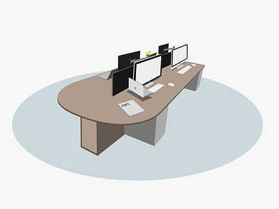 The Office (Work in Progress) design mac office pastel simple work