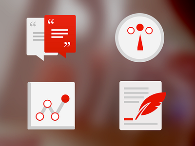 Service icons agency client icons services