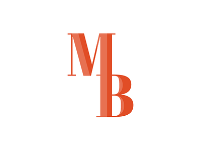 MB Logo logo mb orange serif