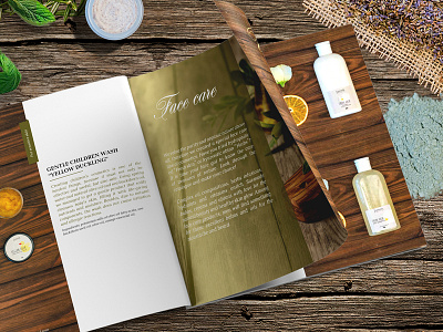 Natural Cosmetic Catalog catalog design catalogue catalogue design cosmetic design graphic design indesign natural naturalsoap photoshop print design