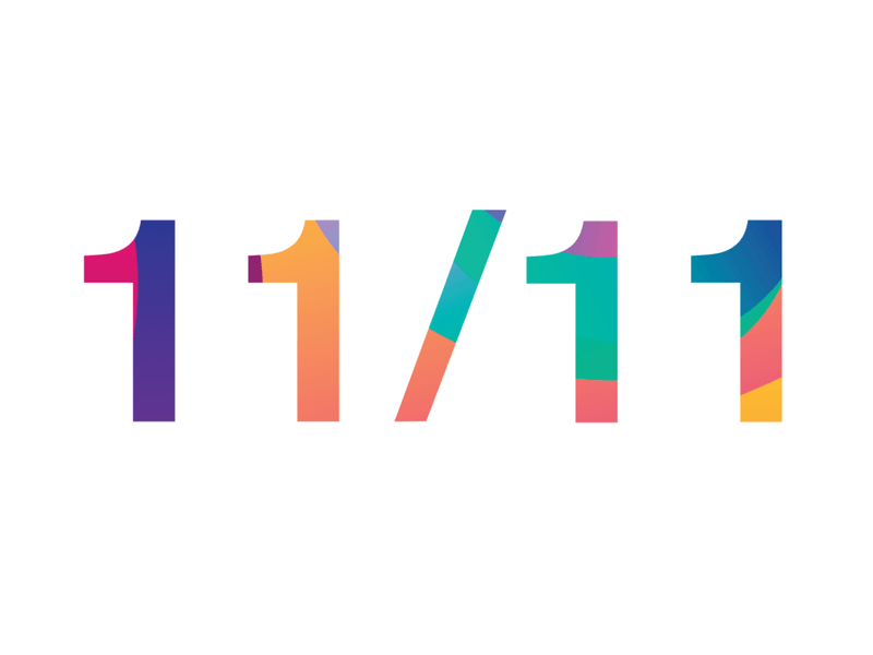 1.1.1.1 Launch Day GIF! animation app brand branding clean design flat identity illustration illustrator ios lettering logo minimal type typography vector web