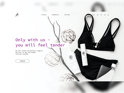 Handmade Underwear design figma figma design icon logo main page shots ui underwear web web design