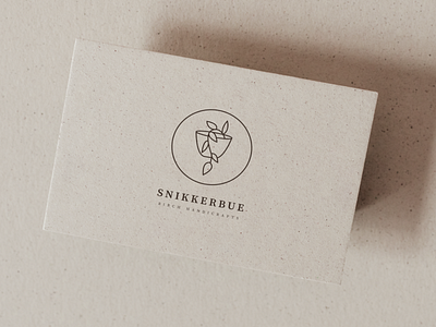 Logo design for SNIKKERBUE