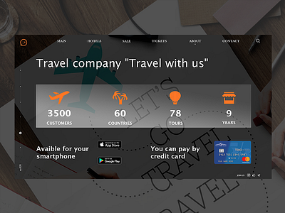 About travel agency design icon journey logo main page shots travel trip ui web