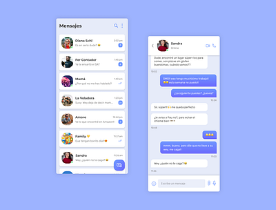 Direct Message DailyUI 013 app design chat chat app conversation daily ui dailyui dailyui 013 direct messaging interface design message app messaging messaging app ui ui design ux ux design uxui