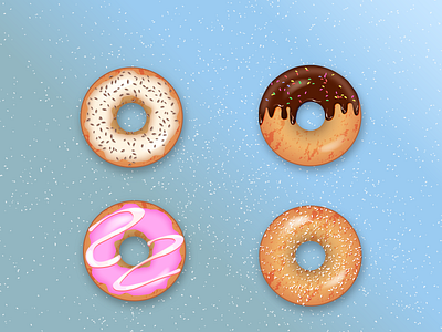 Donuts Love drawing illustration illustrator vector