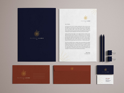 Memory Lane Stationery Design branding branding design branding designer concept conceptdesign design graphic graphicdesign logo stationary design