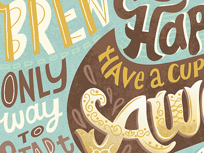 drink up hand lettering vector