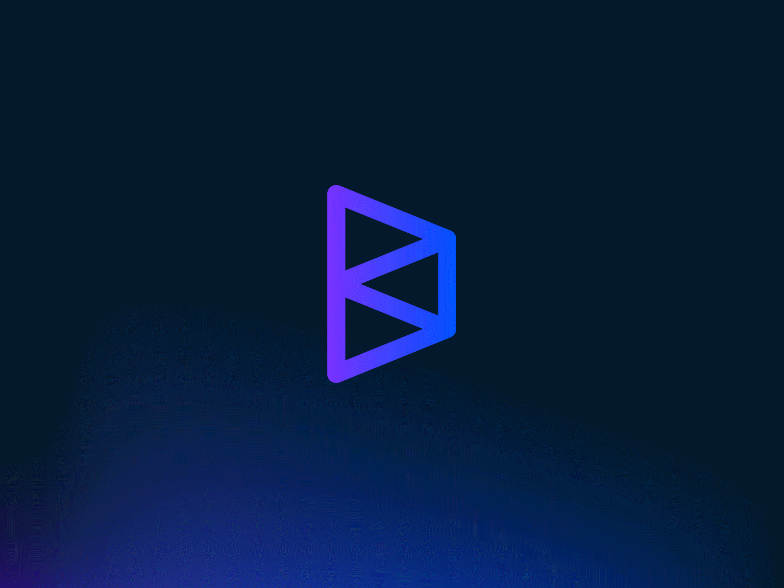 Bitvavo Logo ver. 03 b blue branding character cryptocurrency design exchange letter logo logotype minimal typography