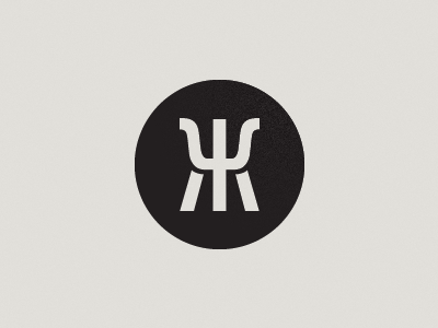 Yuliya Zhenina Logo black and white circle logo minimalistic psychology