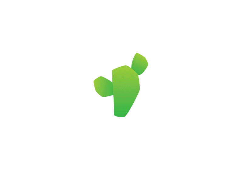 Kaktus Club Logo Draft cactus child children green logo logotype minimal plant