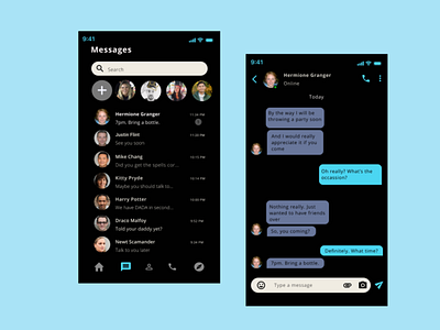 Daily UI - Direct messaging