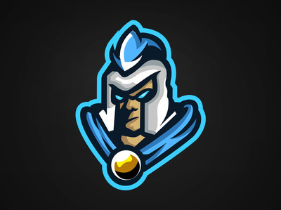 Light seeker kingdom rush heroes badges design esport icon illustration knight logo mascot logo vector