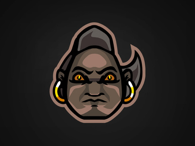 Malik Hammerfury Kingdom Rush badge logo badges design dribbble esport games icon illustration logo logo 2d logos mascot logo set illustration vector