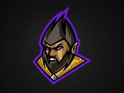 Magnus Spellbane Kingdom Rush badge logo badges design dribbble esport games icon illustration logo logo 2d logos mascot logo set illustration vector wizard