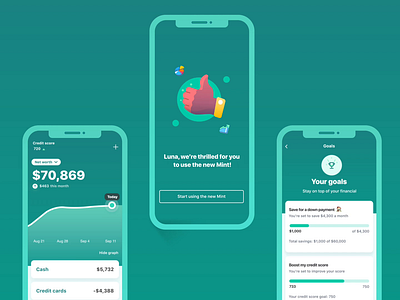 Meet the new Mint animation bills budget data viz finance finance app graphic intuit mint mobile app ux