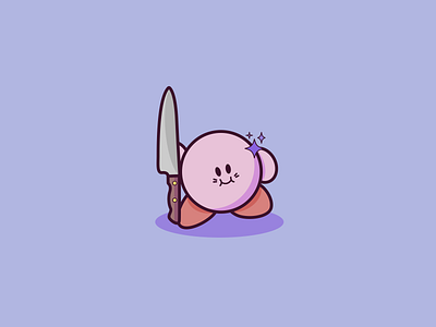 Peace was never an option 🔪✨ design kirby meme nintento smash super smash bro video games