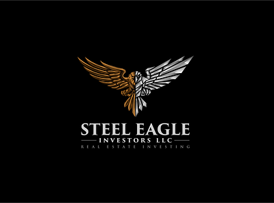 Steel Eagle Investors LLC logo design eagle logo logo real estate logo