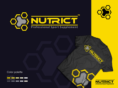 nutrict supplement logo design