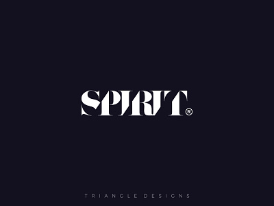 SPIRIT Logo Design bar logo branding flat design logo minimalist logo spirit vector