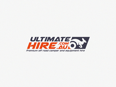 Ultimatehire com au Logo Design ausi logo australian logo branding camping logo design flat design logo offroad logo vector website logo