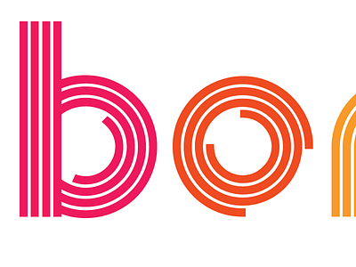 New sekret branding project brand colors letterforms lines rainbow