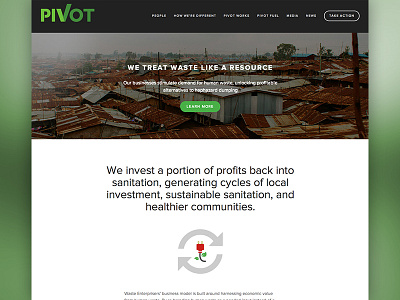 Pivot Concept concept prototype proxima nova ui ux web website