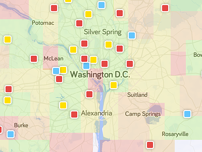 Make Maps Friendly Again dc heatmap locations map mapbox points washington dc zip codes