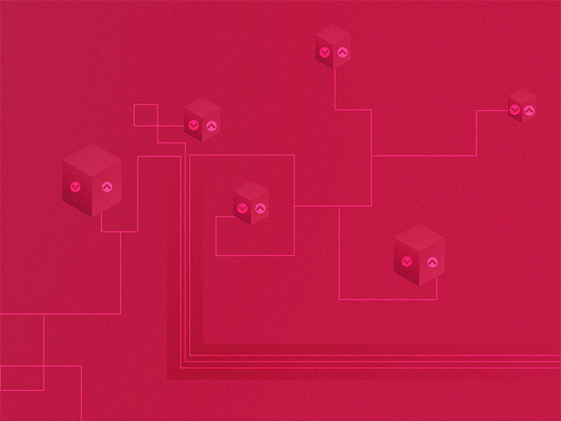 Internet Pipelines internet broadband fuschia pink flat subtle boxes illustration texture
