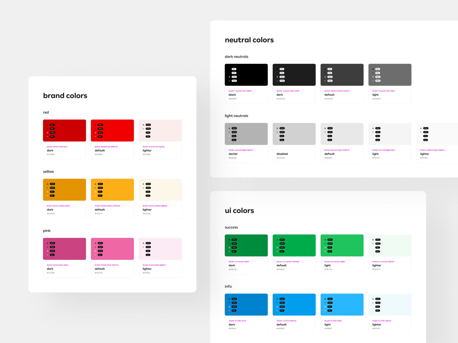 Design System 🎨 Colors by João Pedro Ribeiro on Dribbble