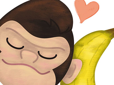 I'm Bananas for YOU! illustration illustrator photoshop