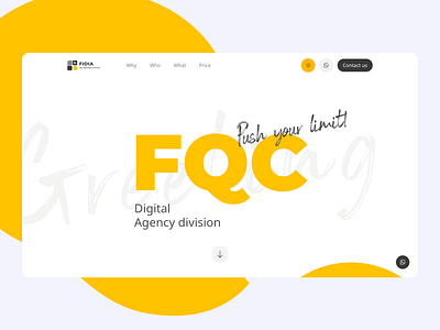 Fidia - Digital Agency branding company app design ui ui ux design web