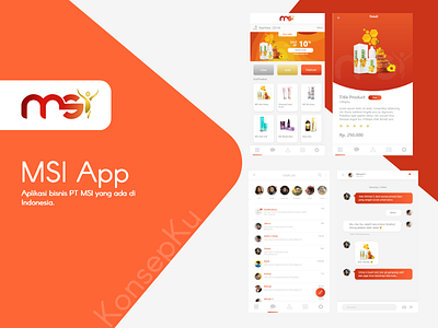 MSI App app bussiness company app design ui ui ux design