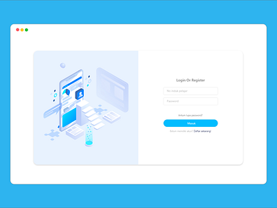 Login Page company app design ui ui ux design vector