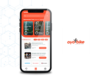 AyoBike Mobile App design ios app mobile app ui ui ux design