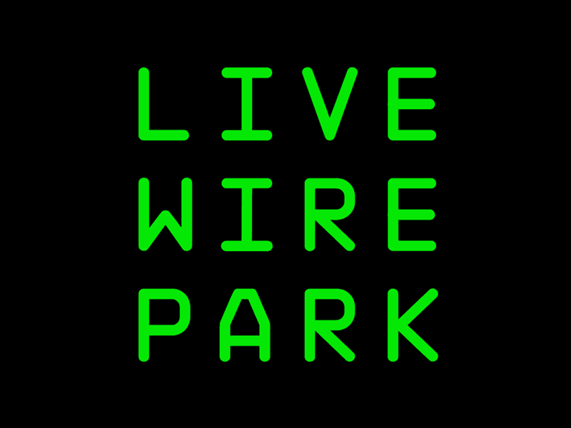 Live Wire Park logo animation aftereffect animation branding logo motion