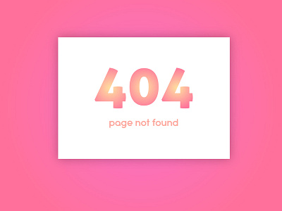 #8 Daily UI Challenge / LUSH 404 Page