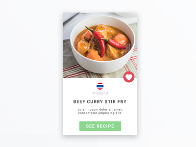 #40 Daily UI Challenge / Recipe dailyui 040 dailyuichallenge recipe ui