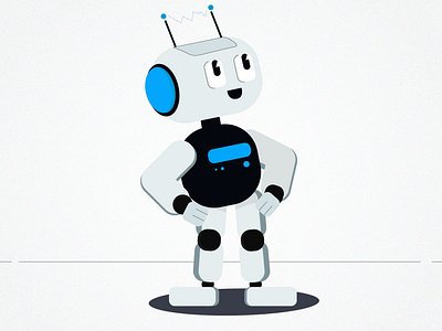 Robot character character design illustration robot vector