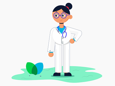 Doctor characterdesign illustration illustrator vector